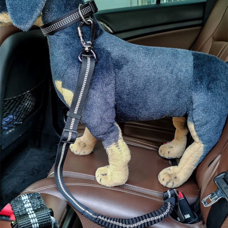 Reflective Retractable Dog Car Seat Belt for Pets