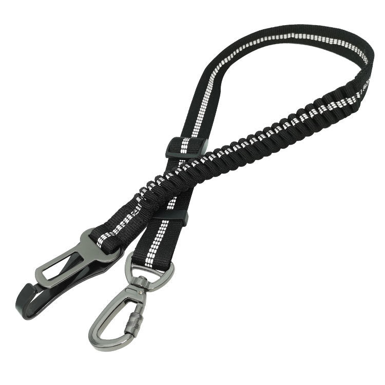 Reflective Retractable Dog Car Seat Belt for Pets